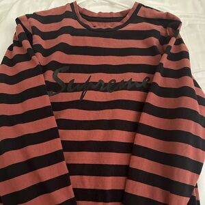 Supreme Long Sleeve Striped T